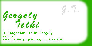 gergely telki business card